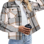 Zeagoo Women's Short Flannel Jacket (DE Only)