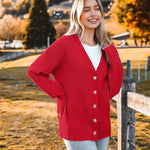 Zeagoo Women's Open Front Oversized Soft Knit Sweater Cardigan