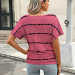 Zeagoo Women's Short Sleeve Shirts V Neck Blouse