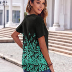 Zeagoo Womens Casual Short Sleeve V Neck Shirts