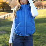 Zeagoo Womens Puffer Vest Ladies Sleeveless Zip Up Outerwear