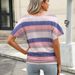 Zeagoo Women's Short Sleeve Shirts V Neck Blouse