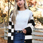 Zeagoo Women's Oversized Button Sweaters Open Front Cardigans