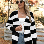 Zeagoo Women's Oversized Button Sweaters Open Front Cardigans