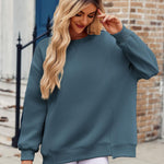 Zeagoo Womens Oversized Sweatshirts Hoodies Fleece Crew Neck Pullover
