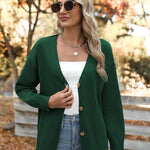 Zeagoo Women's Oversized Button Sweaters Open Front Cardigans