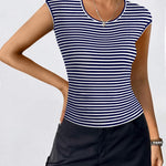 Zeagoo Womens Tank Tops Ribbed Knit Crew Neck Shirts