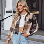 Zeagoo Women's Short Flannel Jacket (DE Only)