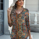 Zeagoo Womens 3/4 Length Sleeve Tunic Tops