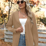 Zeagoo Women's Oversized Button Sweaters Open Front Cardigans