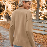 Zeagoo Women's Oversized Button Sweaters Open Front Cardigans