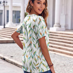 Zeagoo Womens Casual Short Sleeve V Neck Shirts