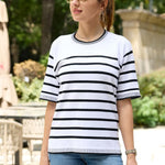 Zeagoo Womens Short Sleeve Sweaters Tops