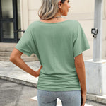 Zeagoo Women's Short Sleeve Shirts V Neck Blouse
