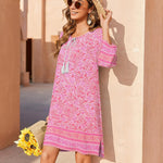 Zeagoo Womens Boho Dresses Casual Beach Dress