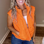 Zeagoo Womens Puffer Vest Ladies Sleeveless Zip Up Outerwear