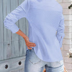 Zeagoo Womens Button Down Shirts Long Sleeve V Neck Tops