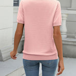 Zeagoo Womens Summer Short Sleeve Tops Pullover Sweaters