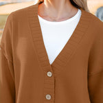 Zeagoo Women's Open Front Oversized Soft Knit Sweater Cardigan