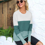 Zeagoo Women's Long Sleeve Sweater Casual Ribbed Knit Pullover