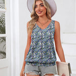Zeagoo Womens Summer Tank Tops V Neck Sleeveless Tops