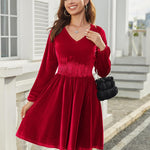 Zeagoo Women's Velvet Dress, Elegant Ball Dresses