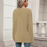 Zeagoo Women's V Neck Button Long Cardigan Sweater