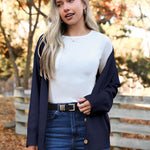 Zeagoo Women's Oversized Button Sweaters Open Front Cardigans