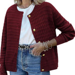 Zeagoo Women's Knit Cardigan Long Sleeve Open Front Cropped Jackets