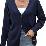 Zeagoo Women's Oversized Button Sweaters Open Front Cardigans