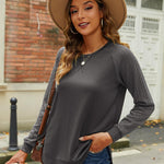 Zeagoo Womens Sweatshirts Lightweight Cable Knit Sleeve Sweaters