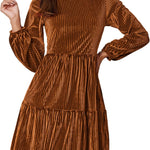 Zeagoo Women's Velvet Dress Elegant Evening Dress