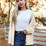 Zeagoo Women's Oversized Button Sweaters Open Front Cardigans