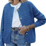 Zeagoo Women's Knit Cardigan Long Sleeve Open Front Cropped Jackets