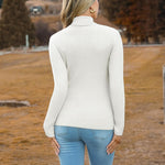 Zeagoo Women's Turtleneck Sweaters Fitted Long Sleeve Shirts