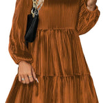 Zeagoo Women's Long Sleeve Elegant Velvet Dress (DE Only)