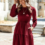 Zeagoo Women's Velvet Dress Elegant Evening Dress