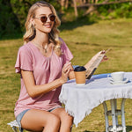 Zeagoo Women's T-Shirt Summer Short Sleeve Shirt (DE Only)