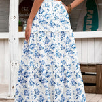 Zeagoo Womens Casual Maxi Skirts High Waist Boho Skirts