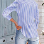 Zeagoo Womens Button Down Shirts Long Sleeve V Neck Tops