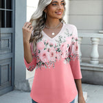 Zeagoo Womens 3/4 Length Sleeve Tunic Tops