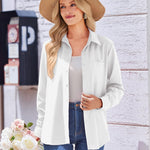 Zeagoo Womens Button Down Shirt Long Sleeve Blouse Business Work Tops Dressy Casual Floral Printed Outfits with Pocket