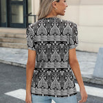 Zeagoo Womens T Shirts Short Sleeve Pleated Dressy Loose Tops