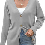 Zeagoo Women's Oversized Button Sweaters Open Front Cardigans