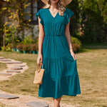 Zeagoo Women's Summer Maxi Dress Casual A Line Beach Dress (DE Only)