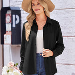Zeagoo Womens Button Down Shirt Long Sleeve Blouse Business Work Tops Dressy Casual Floral Printed Outfits with Pocket