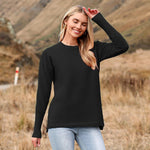 Zeagoo Women's Long Sleeve Sweater Casual Ribbed Knit Pullover