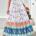 Zeagoo Womens Casual Maxi Skirts High Waist Boho Skirts