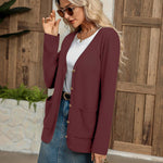 Zeagoo Women's V Neck Button Long Cardigan Sweater