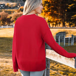 Zeagoo Women's Open Front Oversized Soft Knit Sweater Cardigan